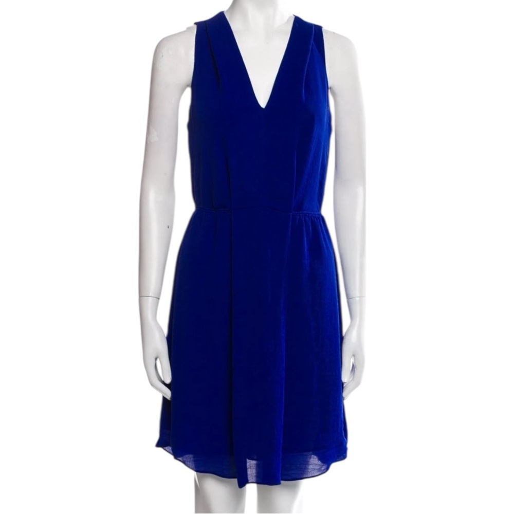 REBECCA TAYLOR Sleeveless Dress in Royal Blue Size 2 — ABSOLUTELY GORGEOUS!!! - Picture 2 of 11